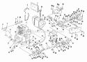 Engine Drive Shaft  Bevel Gear Box Group (3858I10) Diagram and Parts List for 1600112  Simplicity Lawn Tractor