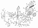 Hydrostatic Cooling  Controls Group (3858I07) Diagram and Parts List for 1600112  Simplicity Lawn Tractor