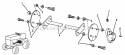 Drive Group (1505I05) Diagram and Parts List for 1600046  Simplicity Lawn Tractor