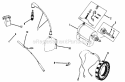 Engine Electrical Group - Breakless Ignition (1505I26) Diagram and Parts List for 1600046  Simplicity Lawn Tractor