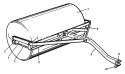 Lawn Roller Group (1505I60) Diagram and Parts List for 1600046  Simplicity Lawn Tractor
