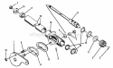 Steering Gear Box Group (1505I21) Diagram and Parts List for 1600046  Simplicity Lawn Tractor