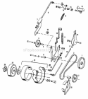 Controls Group - Clutch  Brake (1506I29) Diagram and Parts List for 1600258  Simplicity Lawn Tractor
