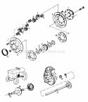 Differential Group (1506I12) Diagram and Parts List for 1600258  Simplicity Lawn Tractor