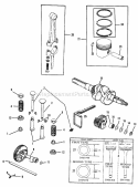 Engine Group (1506I02) Diagram and Parts List for 1600258  Simplicity Lawn Tractor