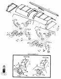 36 Tiller Group - Deflector  Tines (1506I54) Diagram and Parts List for 1600258  Simplicity Lawn Tractor