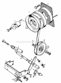 Front Pto Group - Electric (1506I07) Diagram and Parts List for 1600258  Simplicity Lawn Tractor
