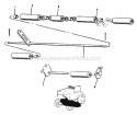Mower Rollers Group (1506I38) Diagram and Parts List for 1600258  Simplicity Lawn Tractor