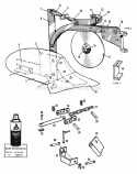 Plow Group - 10 (1506I51) Diagram and Parts List for 1600258  Simplicity Lawn Tractor