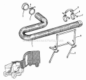 Vacuum Collector Group - Roving Nozzle (1506I47) Diagram and Parts List for 1600258  Simplicity Lawn Tractor