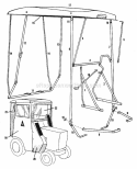 Part Location Diagram of 2821159 Simplicity Capscrew, 1/4Nc X 2-1/4