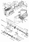Transmission Group (3506I01) Diagram and Parts List for 1690145  Simplicity Lawn Tractor