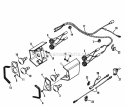 7016-7016H Front Light Group Diagram and Parts List for 1690014  Simplicity Lawn Tractor
