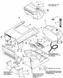 Part Location Diagram of 1707393SM Simplicity Dashboard, Bottom