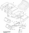 Part Location Diagram of 1701736SM Simplicity Support, Seat, R.H.