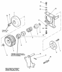 PTO Cone Clutch Group (7010  7016) Diagram and Parts List for 1690203  Simplicity Lawn Tractor