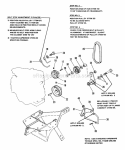 Frame Engine  Drive Group (1003) - Diagram 2 Diagram and Parts List for 1690237  Simplicity Tiller