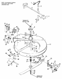 26 Mower Housing  Arbor Group Diagram and Parts List for 1690241  Simplicity Lawn Tractor