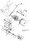 Transmission Group Diagram and Parts List for 1690241  Simplicity Lawn Tractor