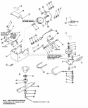 Part Location Diagram of 1656147ASM Murray BLADE-MOWER BLACK