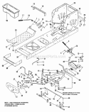 Main Frame  Front Axle Group (6008  6011) Diagram and Parts List for 1690193  Simplicity Lawn Tractor