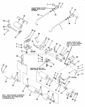 42 Height Adjustment  Roller Group Diagram and Parts List for 1690348  Simplicity Lawn Tractor