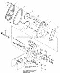 Part Location Diagram of 103206 Simplicity Gear Assembly.