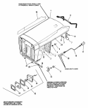 Hood  Lights Group Diagram and Parts List for 1690338  Simplicity Lawn Tractor