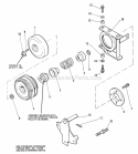 PTO Cone Clutch Group Diagram and Parts List for 1690211  Simplicity Lawn Tractor