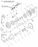 Rear Axle  Differential Group Diagram and Parts List for 1690211  Simplicity Lawn Tractor