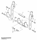 Draw Bar Group Diagram and Parts List for 1690211  Simplicity Lawn Tractor