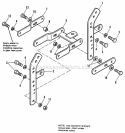 Draw Bar Group Diagram and Parts List for 1690483  Simplicity Lawn Tractor