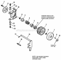 PTO Cone Clutch Group Diagram and Parts List for 1690483  Simplicity Lawn Tractor