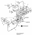 Electrical Group - 7112  7117 Diagram and Parts List for 1690490  Simplicity Lawn Tractor