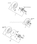 Front Wheel  Tire Group Diagram and Parts List for 1690369  Simplicity Lawn Tractor