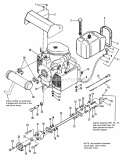 Engine Exhaust  Drive Shaft Group - 7117 Diagram and Parts List for 1690726  Simplicity Lawn Tractor