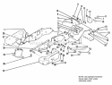 Frame And Tine Shield - SN 4004-C1-501 And Above Diagram and Parts List for 1690804  Simplicity Tiller