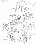 Frame Group Diagram and Parts List for 1690812  Simplicity Tiller