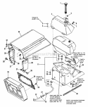 Hood Grille  Dash Group Diagram and Parts List for 1690842  Simplicity Lawn Tractor