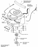 Engine Group Diagram and Parts List for 1690699  Simplicity Lawn Tractor