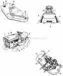 Decal Group Diagram and Parts List for 1690855  Simplicity Lawn Tractor