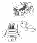 Part Location Diagram of 1675758 Simplicity Decal, Drive Belts