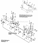 42 Rotary Mower-Height Adjuster  Rollers Group Diagram and Parts List for 1690485  Simplicity Lawn Tractor