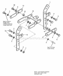 Draw Bar Group Diagram and Parts List for 1690647  Simplicity Lawn Tractor
