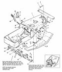 Frame  Footrest Group Diagram and Parts List for 1690647  Simplicity Lawn Tractor