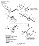 Pto Control Group Diagram and Parts List for 1690647  Simplicity Lawn Tractor