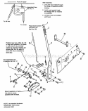 Lift Lever  Cable Group - 7112  7114 Diagram and Parts List for 1690724  Simplicity Lawn Tractor