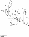 Draw Bar Group Diagram and Parts List for 1690896  Simplicity Lawn Tractor
