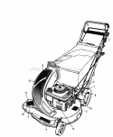 Decal Group Diagram and Parts List for 1690795  Simplicity Lawn Mower