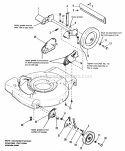 Wheel  Height Adjusters Group Diagram and Parts List for 1690795  Simplicity Lawn Mower